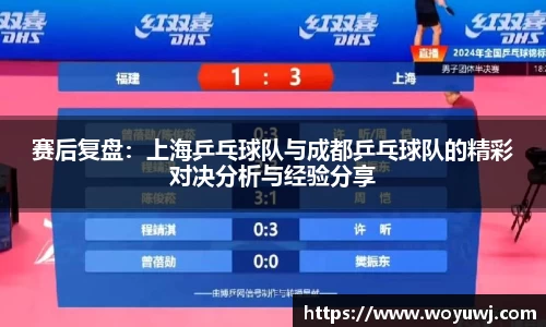 赛后复盘：上海乒乓球队与成都乒乓球队的精彩对决分析与经验分享